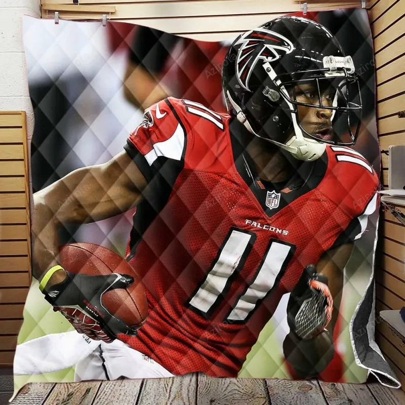 Julio Jones EnergeticFootball Player 3D Full Printing Quilt