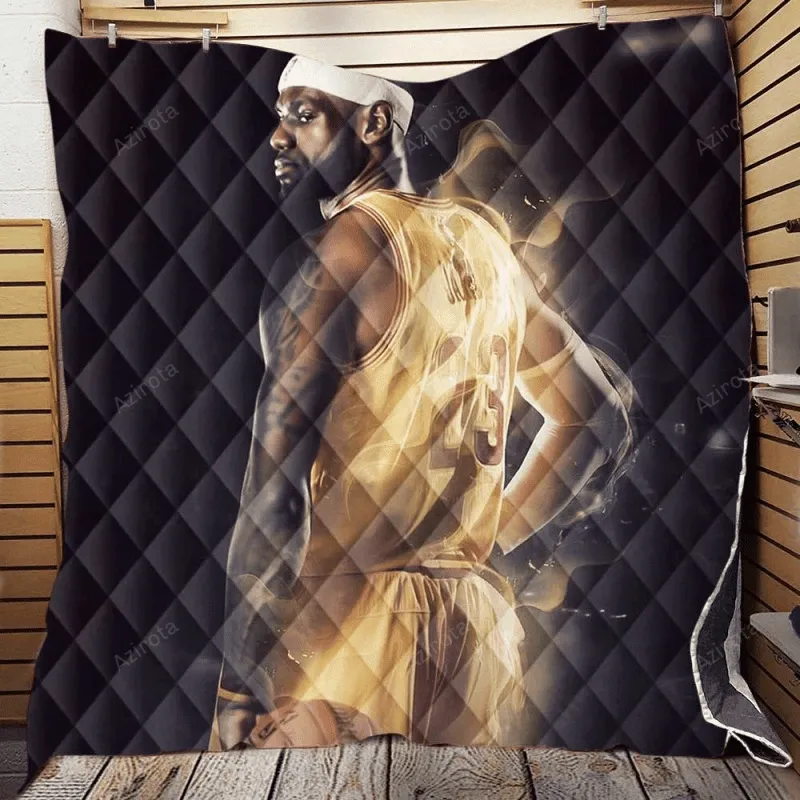 LeBron James Exciting Basketball Player 3D Full Printing Quilt