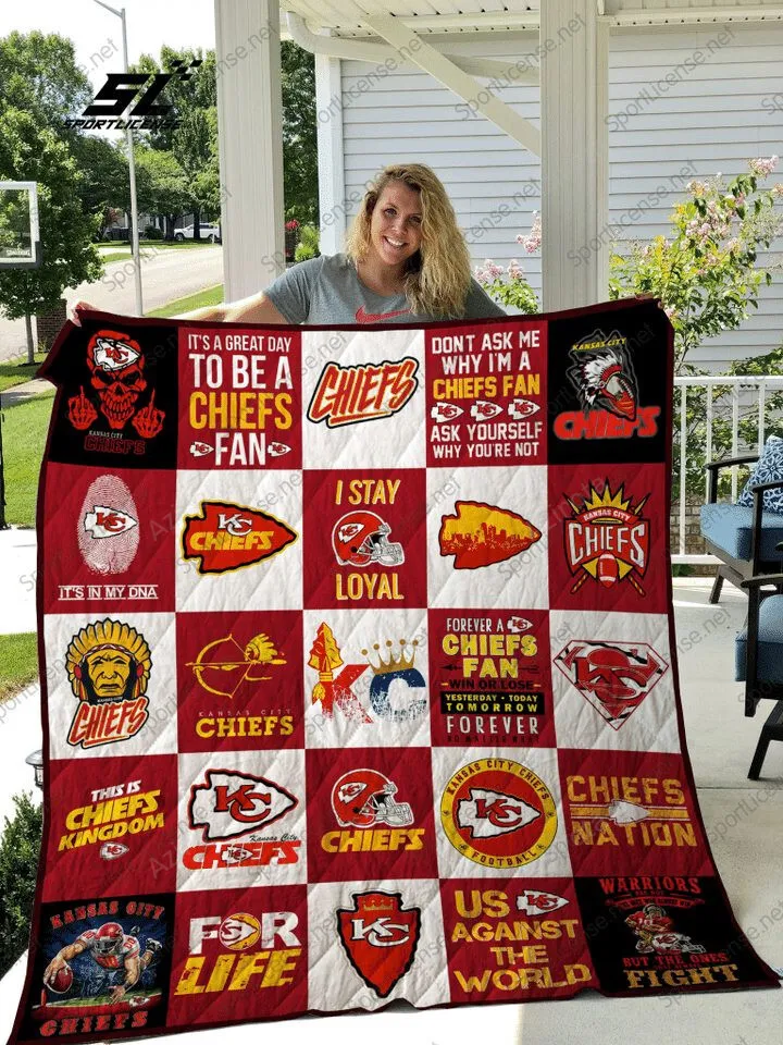 Kansas City Chiefs US Against The World 3D Full Printing Quilt