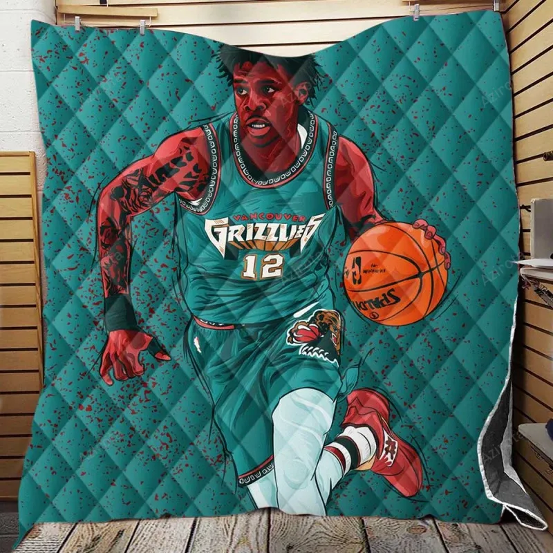 Ja Morant Basketball Player 3D Full Printing Quilt v1