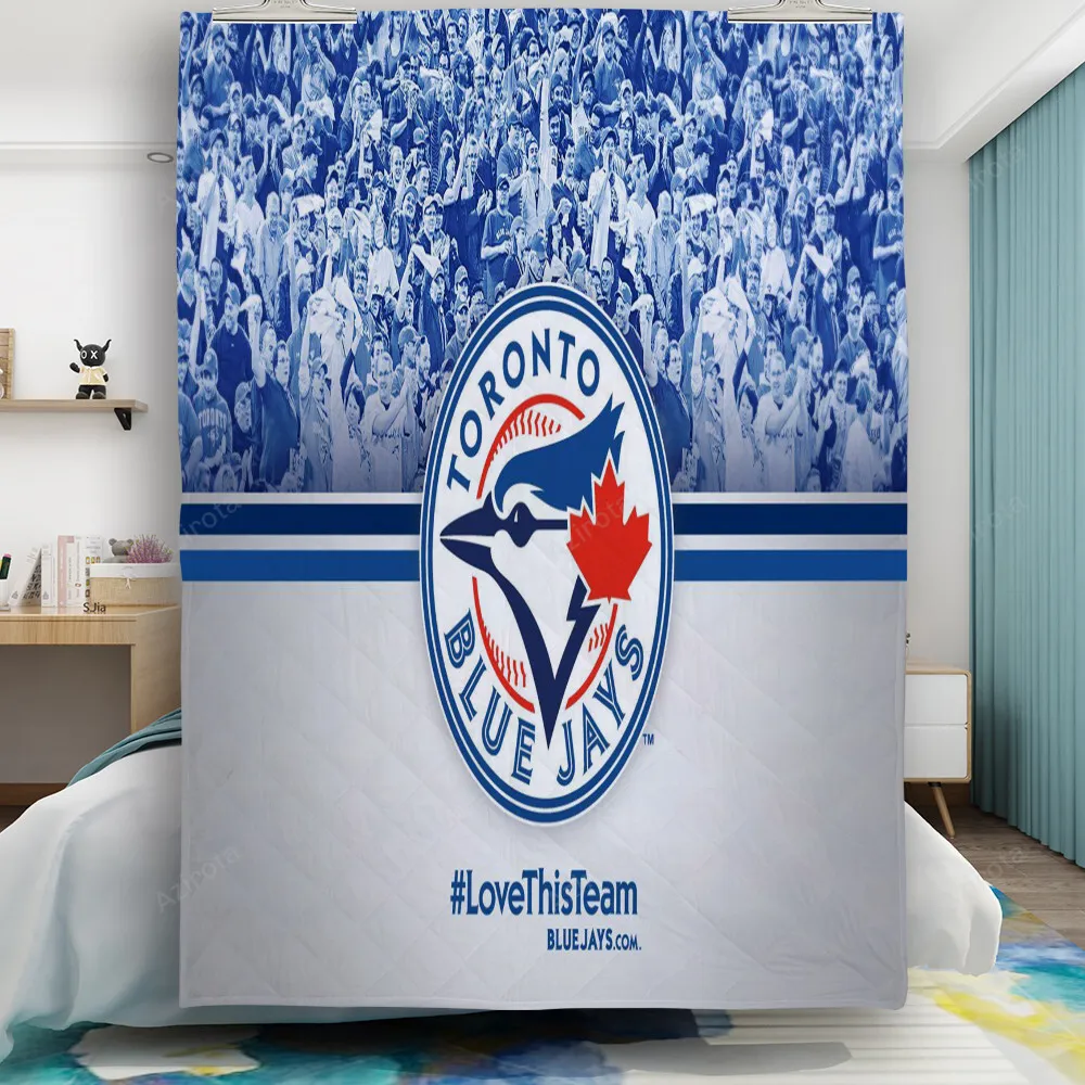 Toronto Blue Jays Russell Bird Fans Gift For Fan 3D Full Printing Quilt