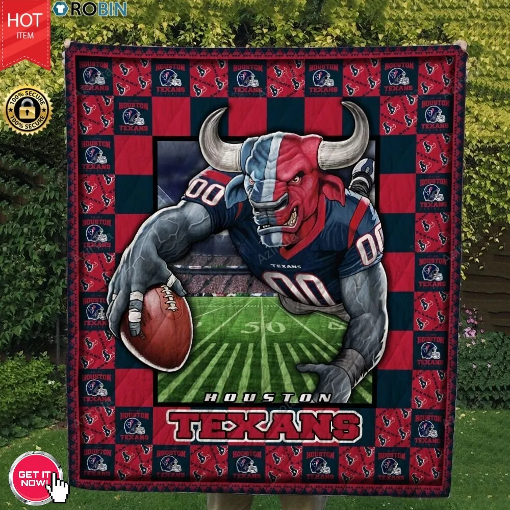 Houston Texans Football 3D Full Printing Quilt
