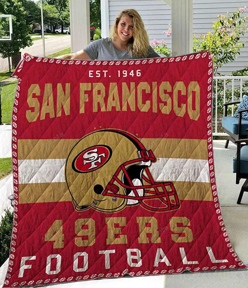 San Francisco 49Ers 3D Full Printing Quilt Th0607 7682