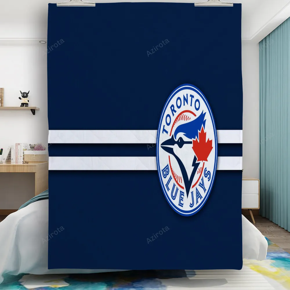 Toronto Blue Jays Russell Bird White Linen1 Gift For Fan 3D Full Printing Quilt