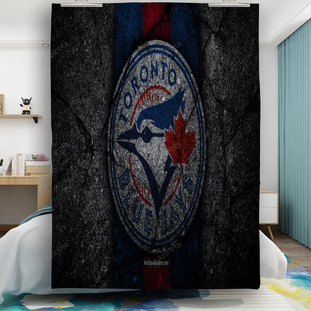 Toronto Blue Jays Russell Bird Crack Stone Gift For Fan 3D Full Printing Quilt