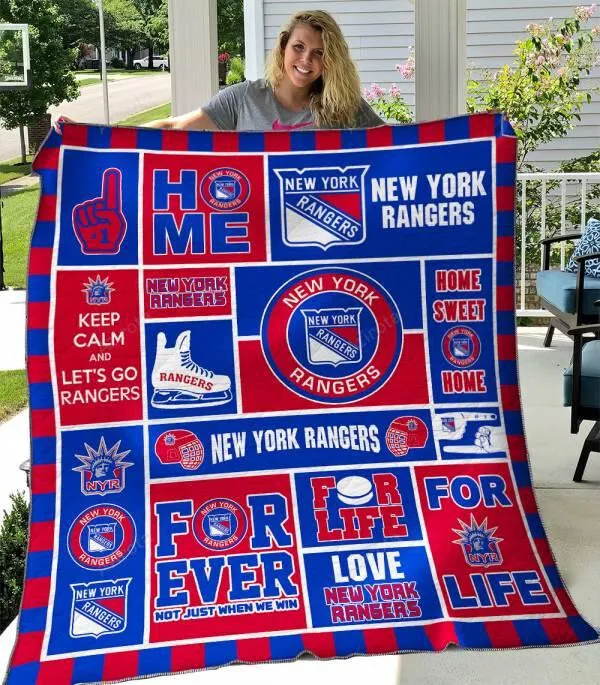 New York Rangers 3D Full Printing Quilt