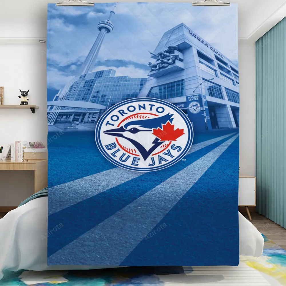 Toronto Blue Jays Russell Bird Staduim1 Gift For Fan 3D Full Printing Quilt