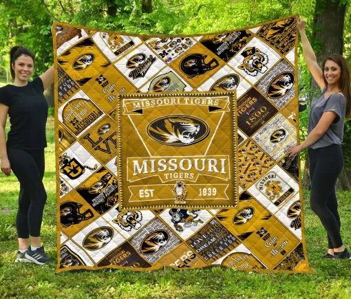 Missouri Tigers Personalized Customized 3D Full Printing Quilt v2