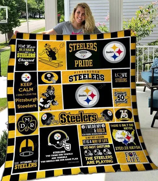 Pittsburgh Steelers 3D Full Printing Quilt 06 7971