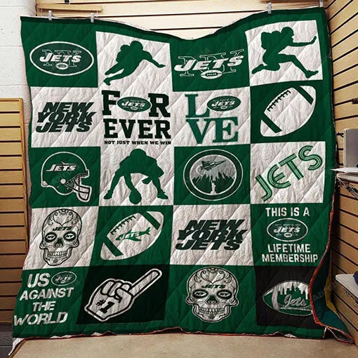 New York Jets 3D Full Printing Quilt 3660