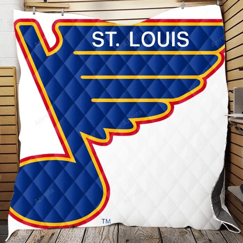 Hockey Club St louis Blues 3D Full Printing Quilt