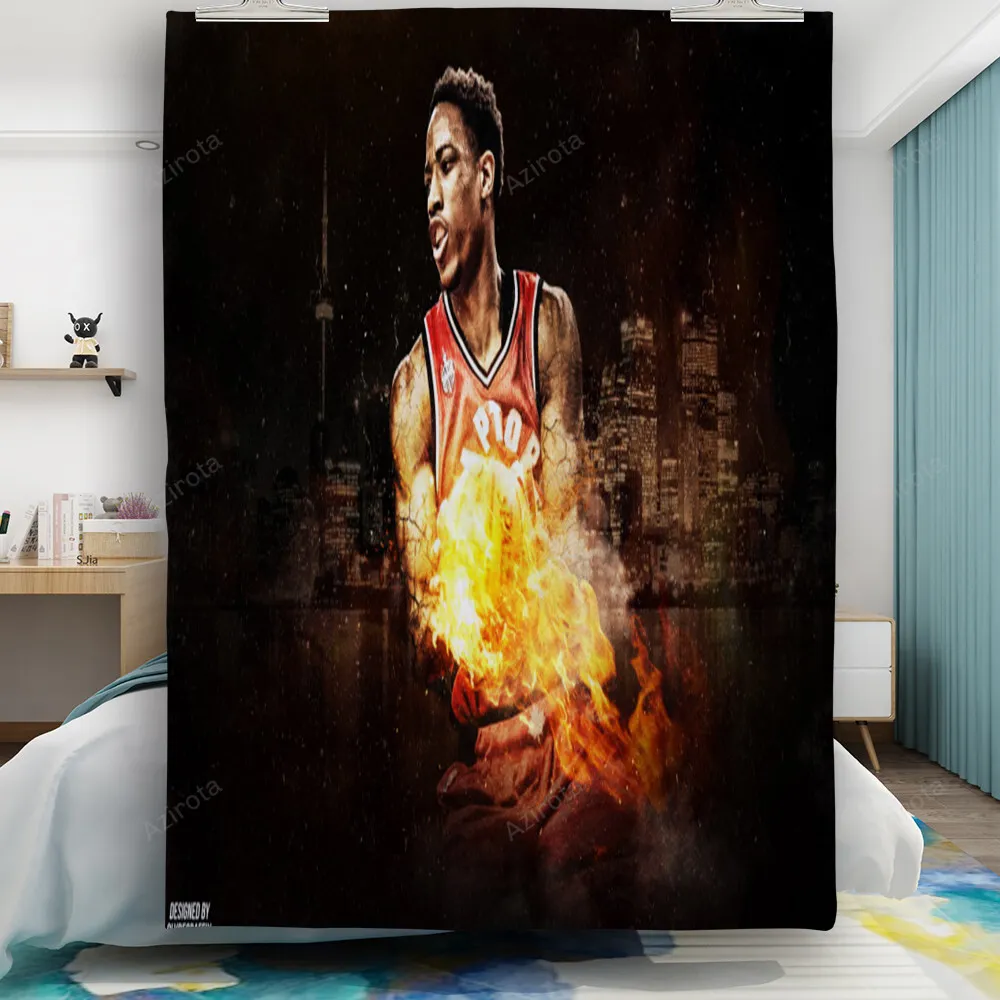 Toronto Raptors DeMar DeRozan2 Gift For Fan 3D Full Printing Quilt