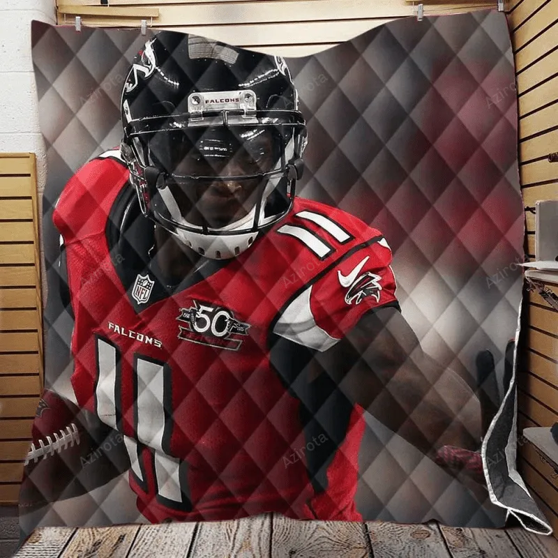 Julio Jones Football Player 3D Full Printing Quilt v1
