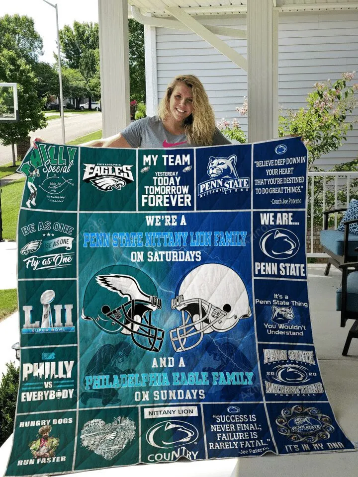 Philadelphia Eagles Helmet Green White 3D Full Printing Quilt