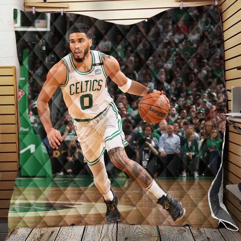 Jayson Tatum Basketball Player 3D Full Printing Quilt