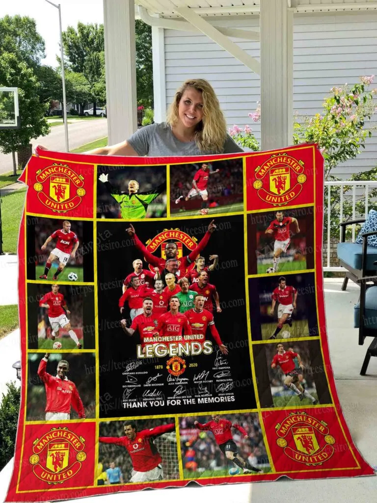 Manchester United Legends 3D Full Printing Quilt V2