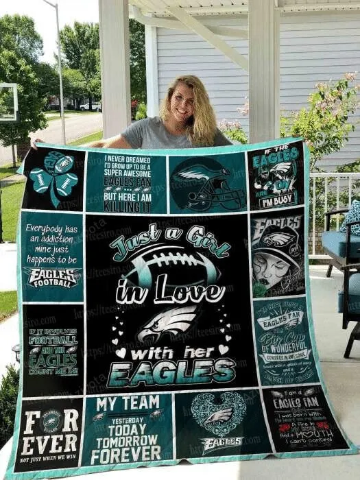 Philadelphia Eagles Special 3D Full Printing Quilt