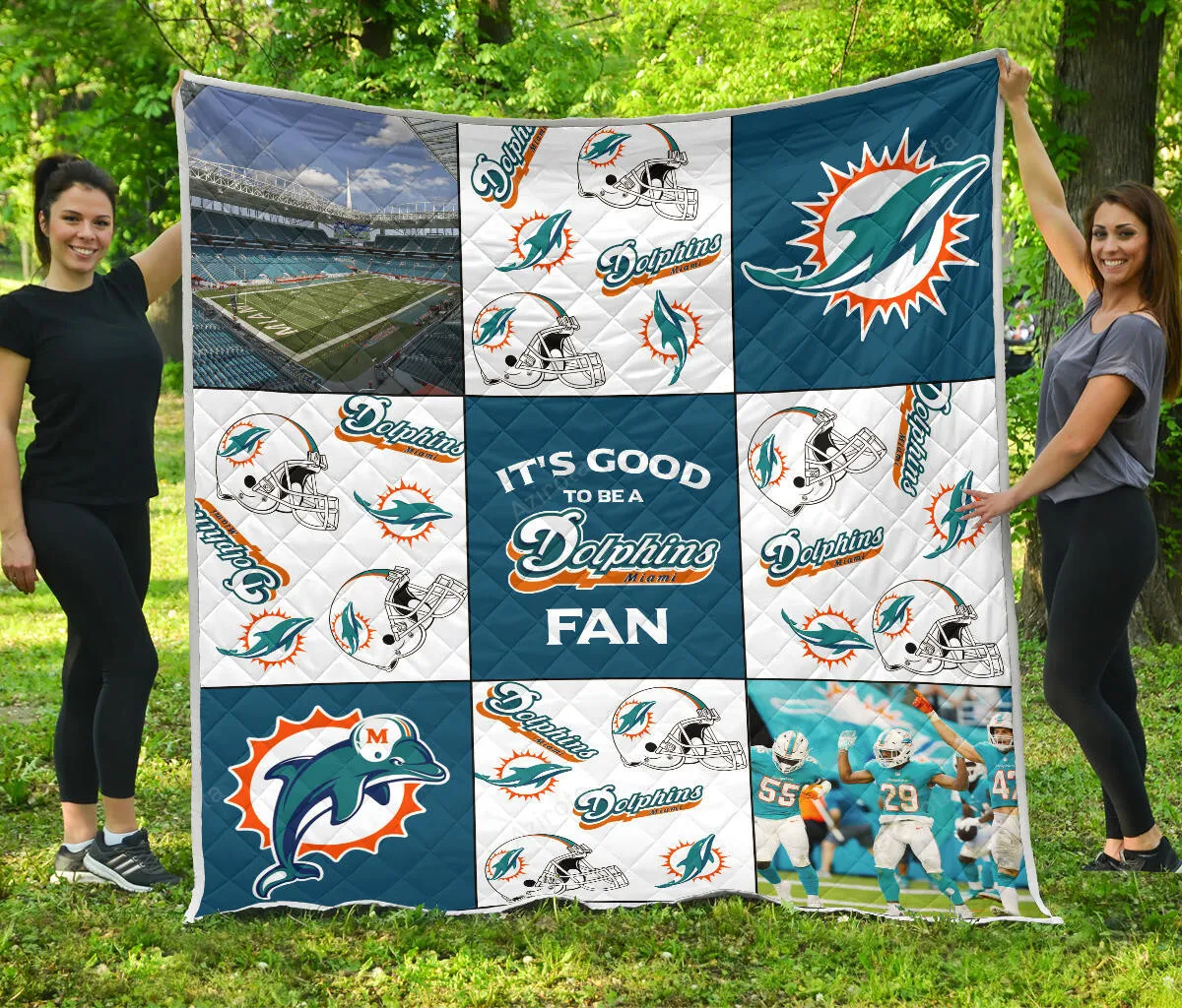 Its Good To Be A Miami Dolphins Fan 3D Full Printing Quilt 2751