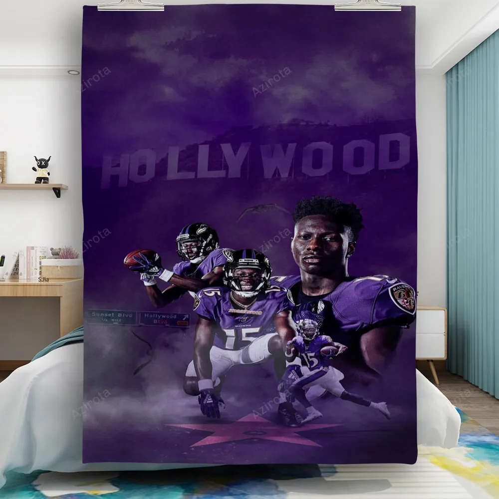Baltimore Ravens Team12 Gift For Fan 3D Full Printing Quilt