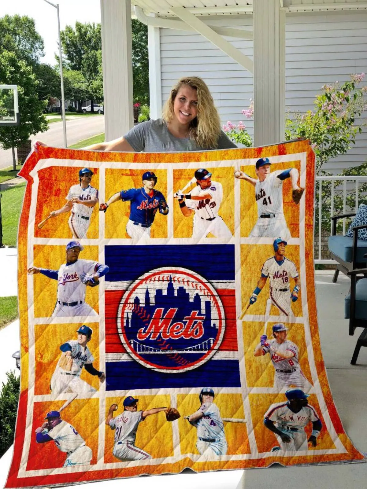 New York Mets 3D Full Printing Quilt