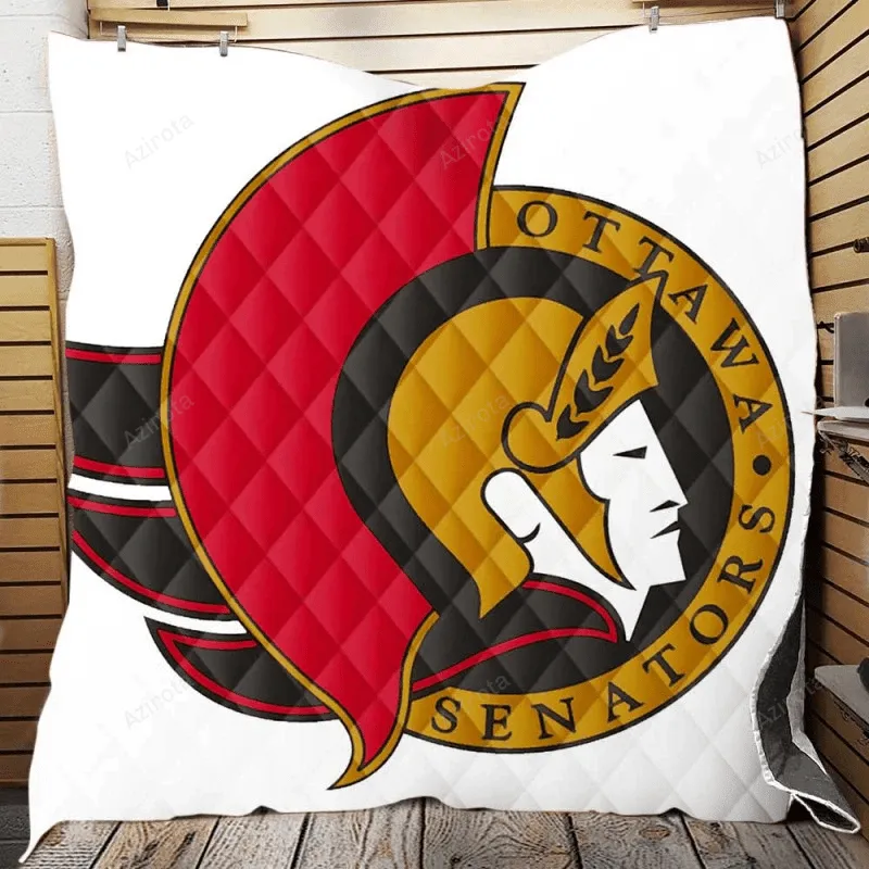 Ottawa Senators Popular Hockey Team 3D Full Printing Quilt
