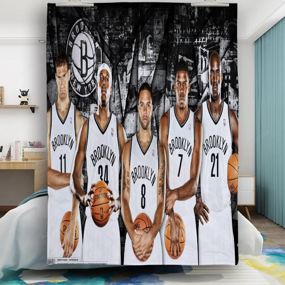 Brooklyn Nets All Players5 Gift For Fan 3D Full Printing Quilt