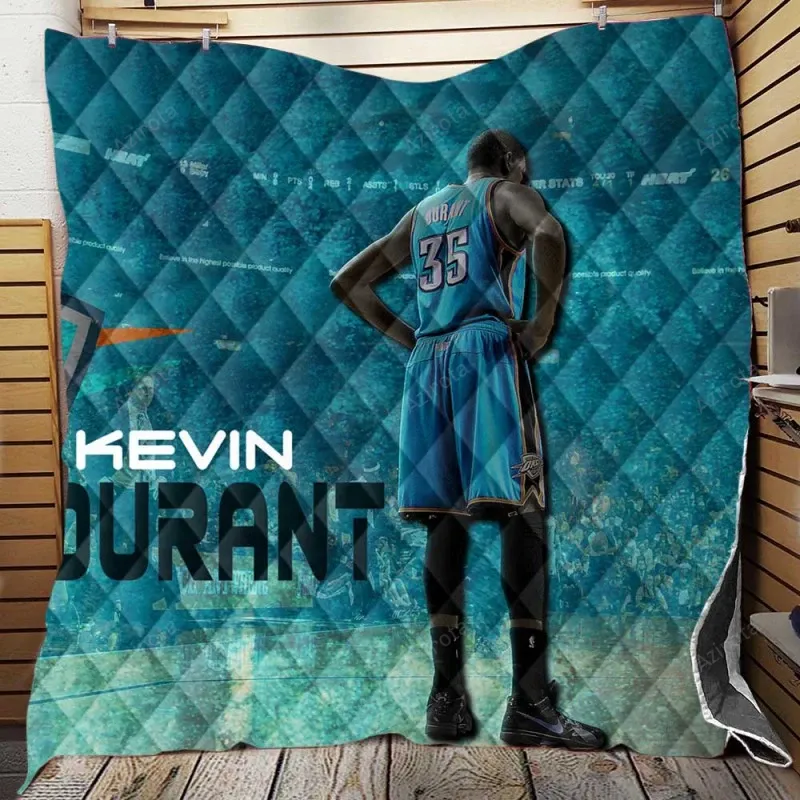 Kevin Durant Basketball Player 3D Full Printing Quilt v1
