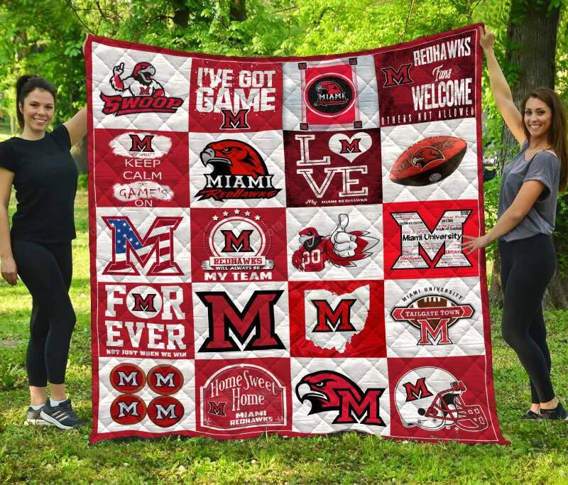 Mami Redhawks Customized 3D Full Printing Quilt