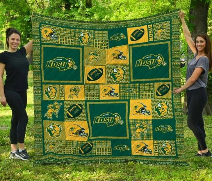 NDSU North Dakota State Bison Collection 3D Full Printing Quilt
