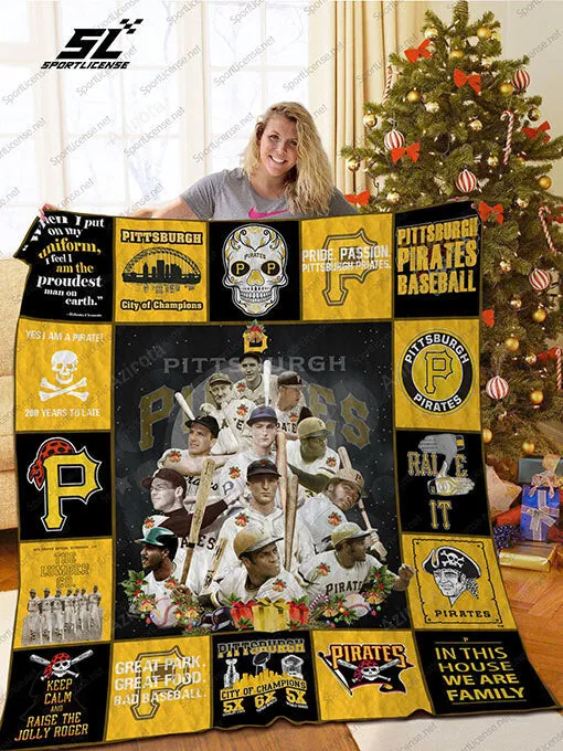 Pittsburgh Pirates Christmas 3D Full Printing Quilt 3800