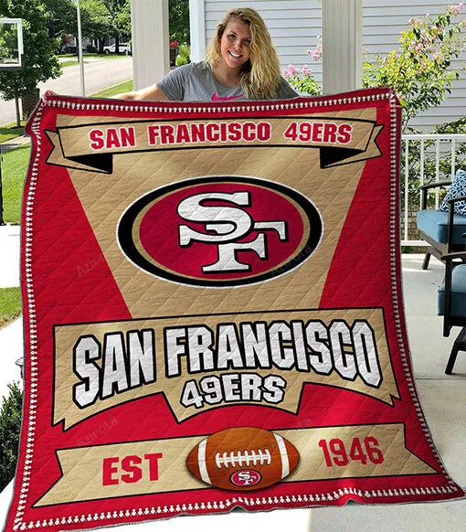 San Francisco 49ers 3D Full Printing Quilt 4052