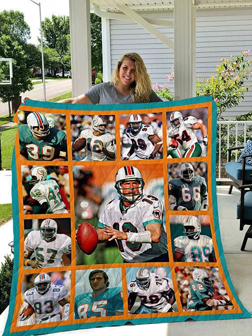 Miami Dolphins 3D Full Printing Quilt Ver 4486
