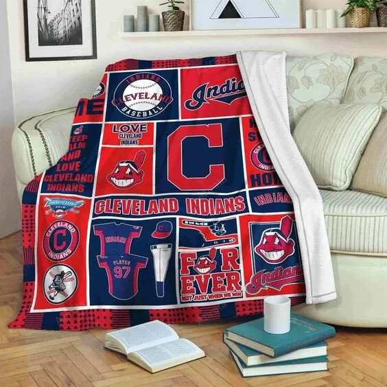 Cleveland Indians 3D Full Printing Quilt V2
