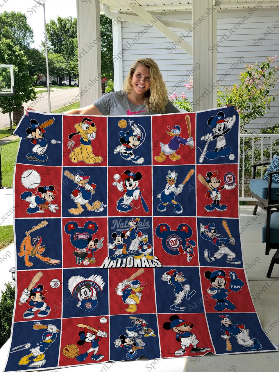 Washington Nationals 3D Full Printing Quilt V5