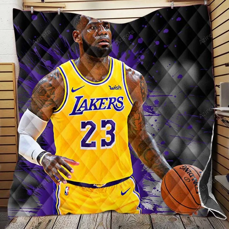 Official Basketball Player LeBron James 3D Full Printing Quilt