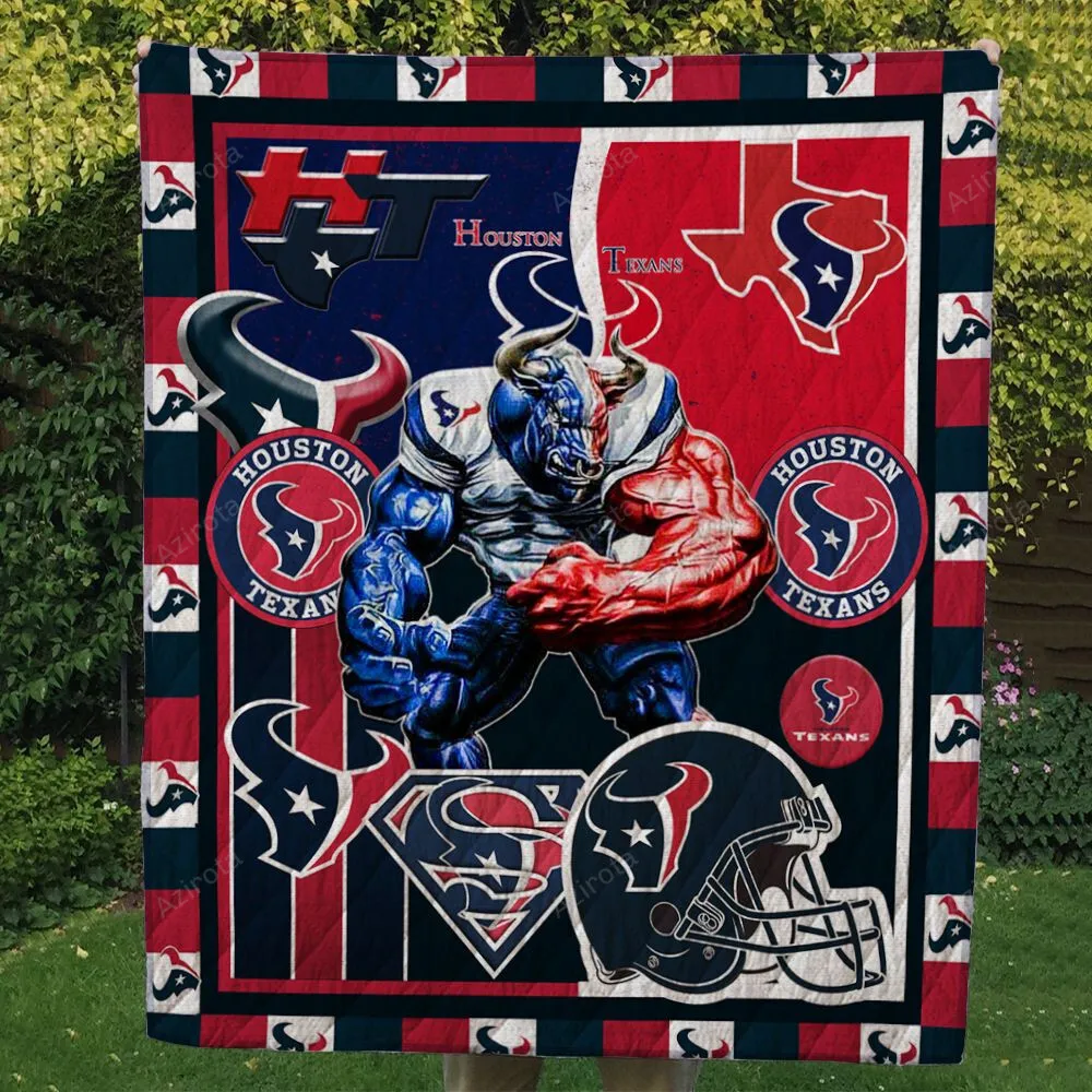 Houston Texans 3D Full Printing Quilt