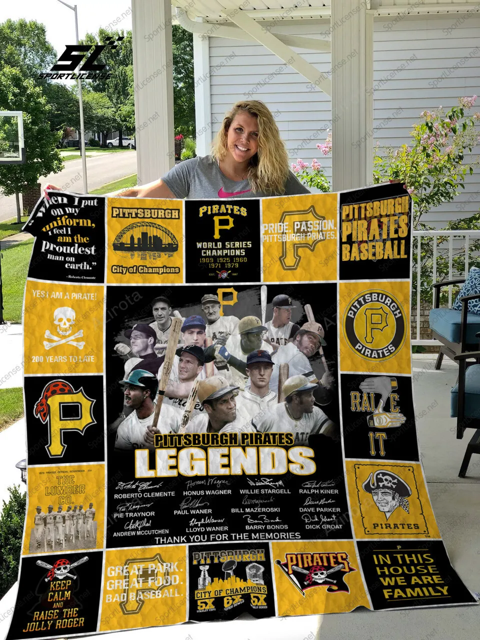 Pittsburgh Pirates 3D Full Printing Quilt V6