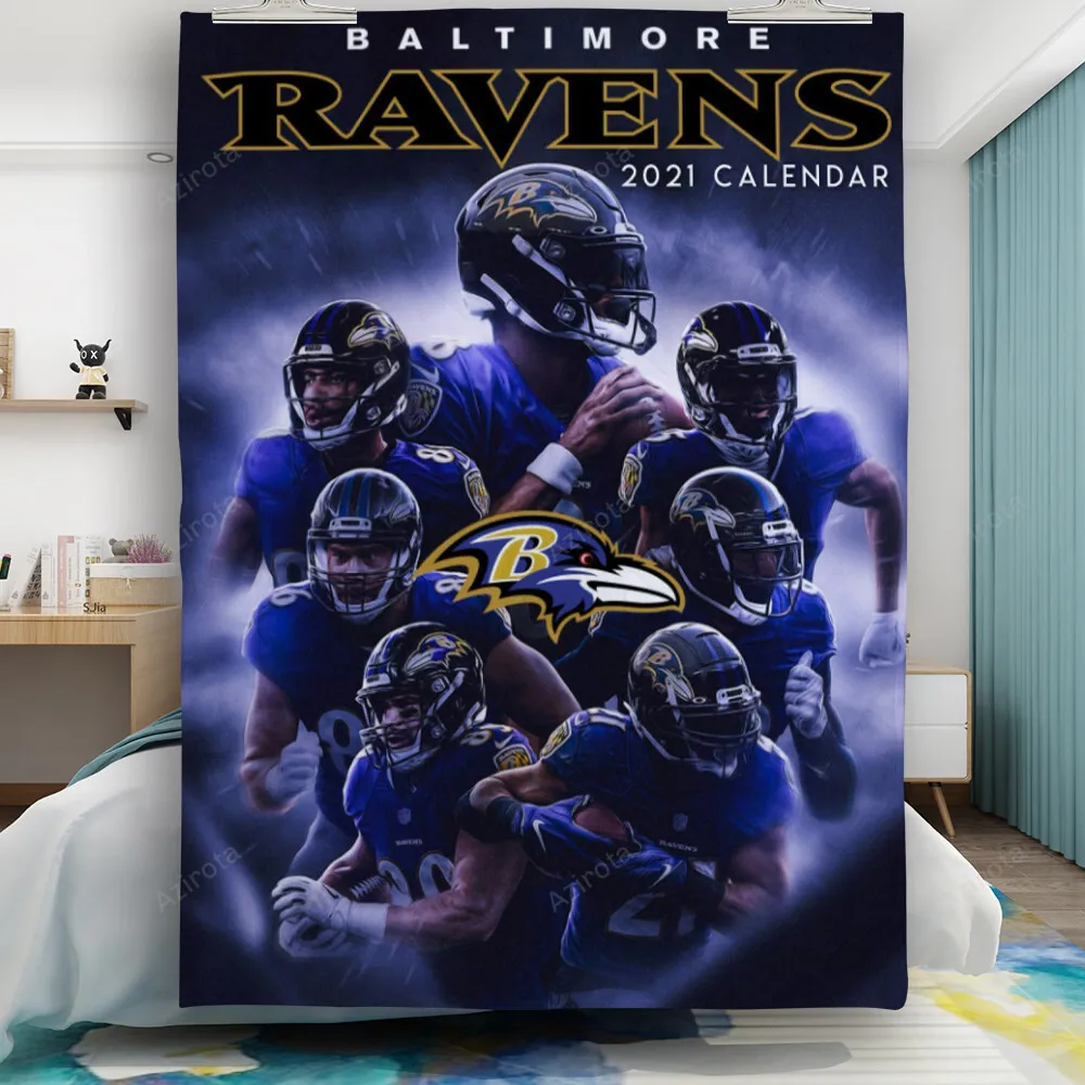 Baltimore Ravens Team27 Gift For Fan 3D Full Printing Quilt