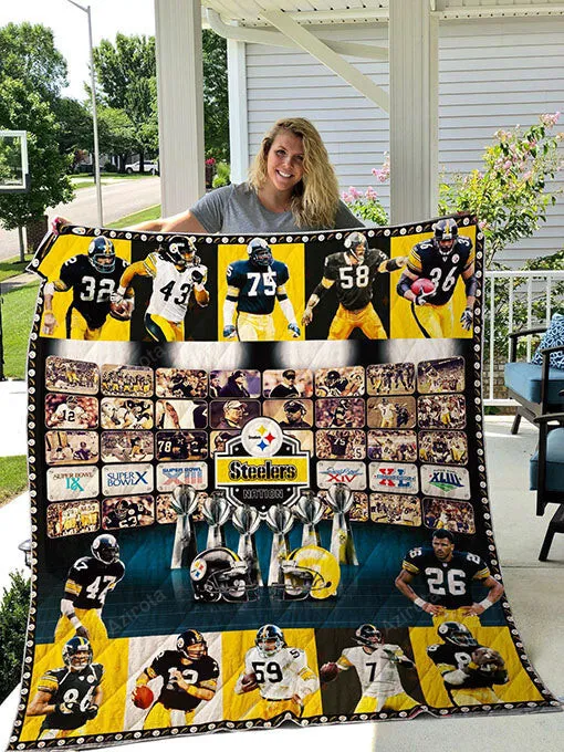 Pittsburgh Steelers 3D Full Printing Quilt 8509