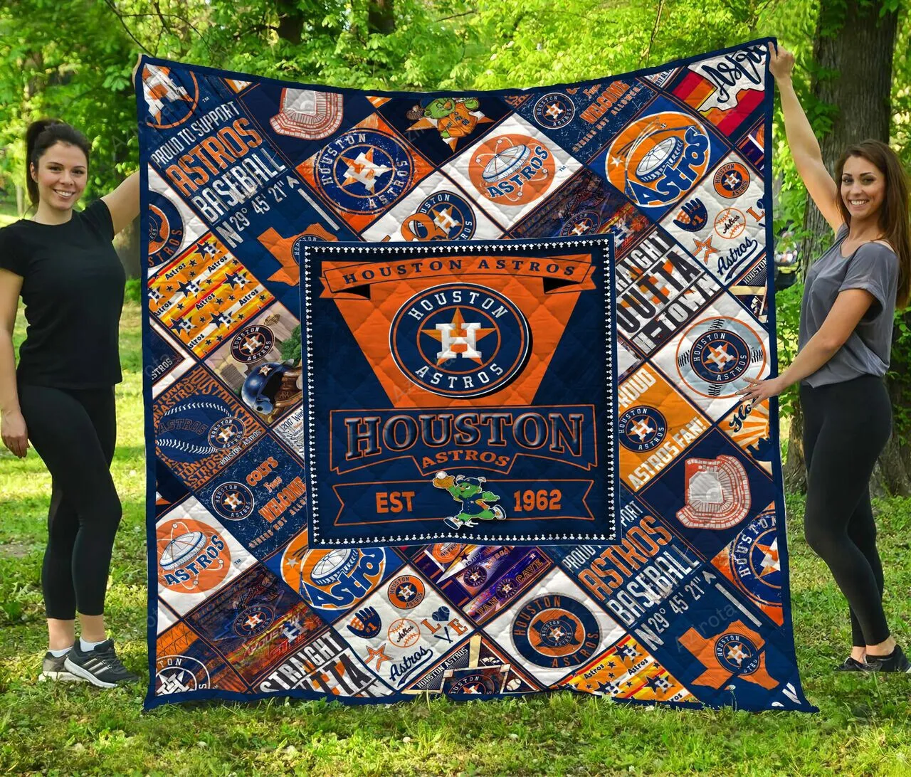 Houston Astros 3D Full Printing Quilt V7