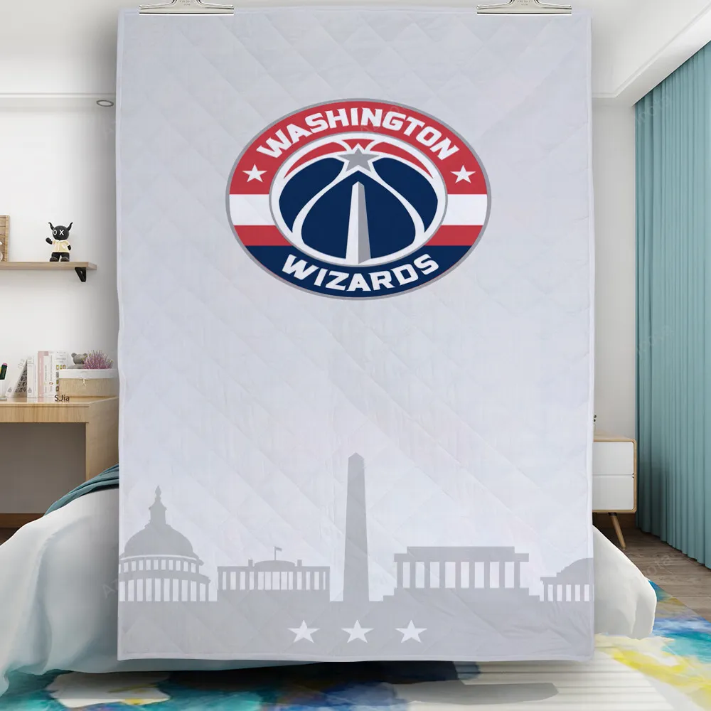 Washington Wizards City White Gift For Fan 3D Full Printing Quilt