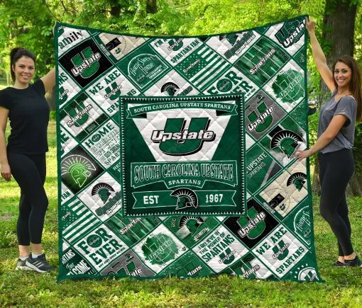 South Carolina Upstate Spartans Personalized Customized 3D Full Printing Quilt