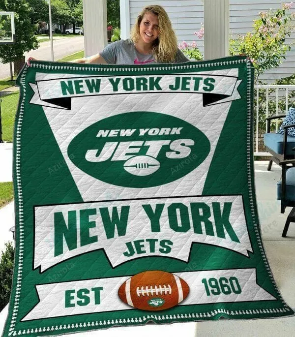 New York Jets Green White Est 1960 3D Full Printing Quilt