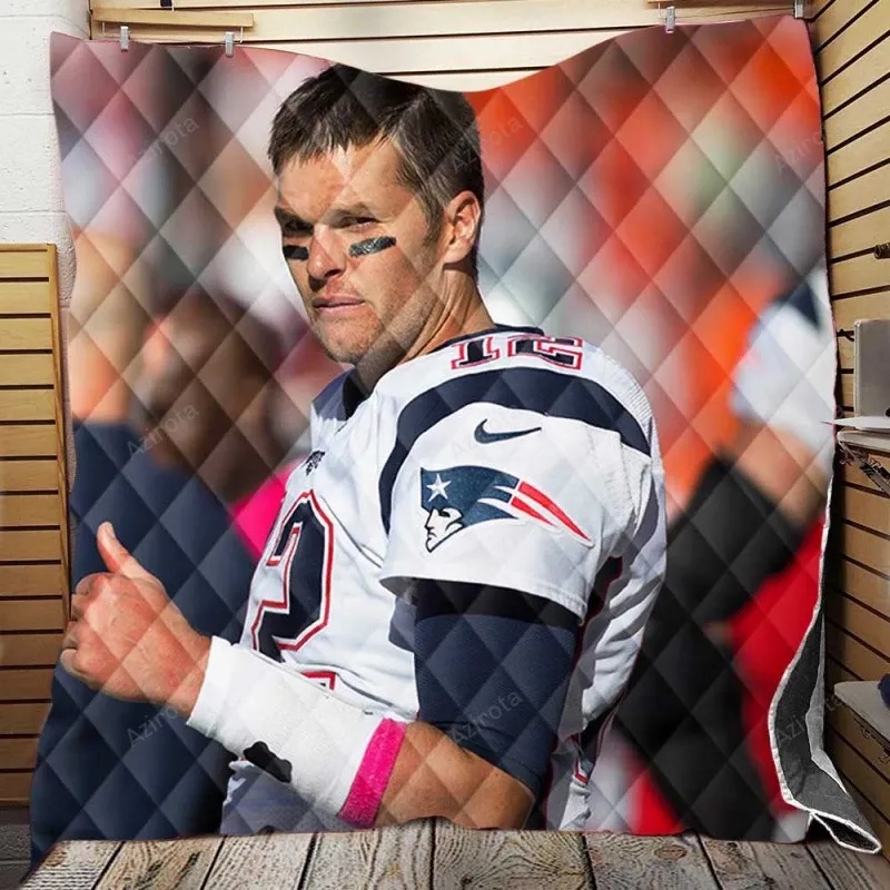 Tom Brady Thumbs UpNew England Patriots 3D Full Printing Quilt