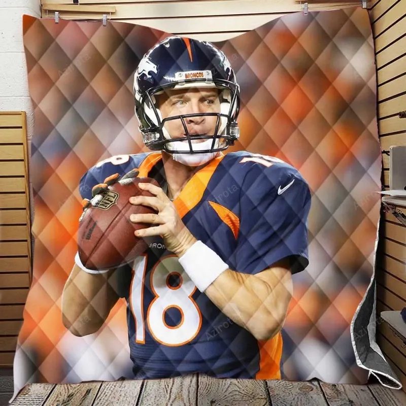 Peyton Manning ExcellentFootball Player 3D Full Printing Quilt