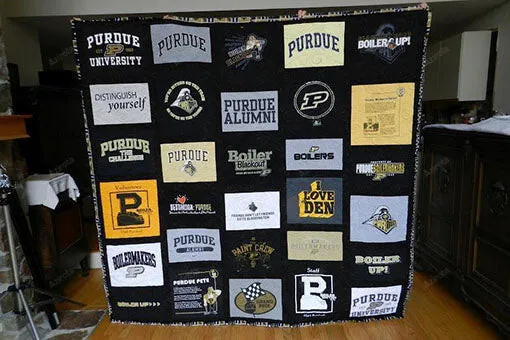 Purdue Boilermakers 3D Full Printing Quilt Lv01 6125