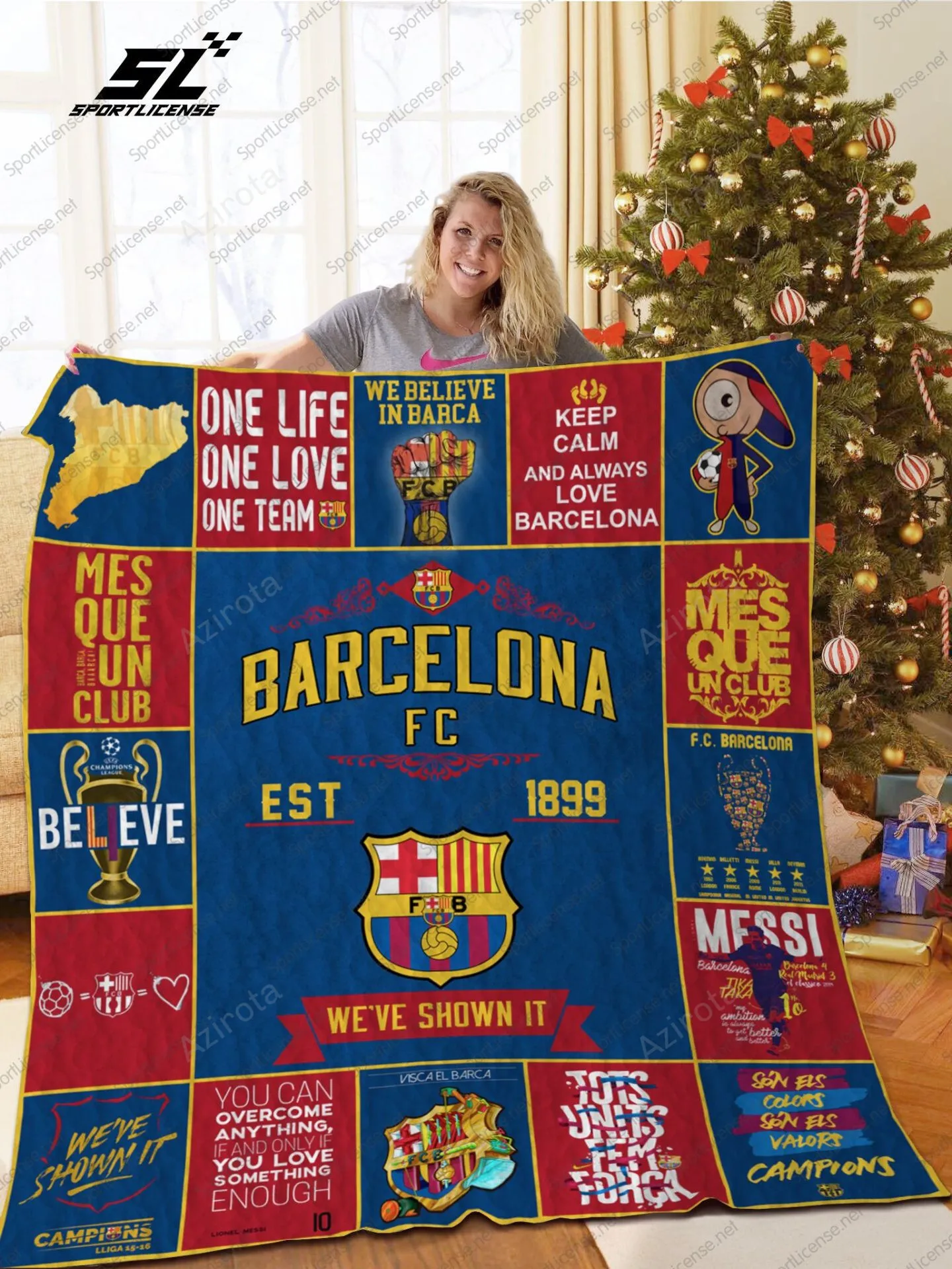 FC Barcelona Est 1899 Weve Shown It 3D Full Printing Quilt