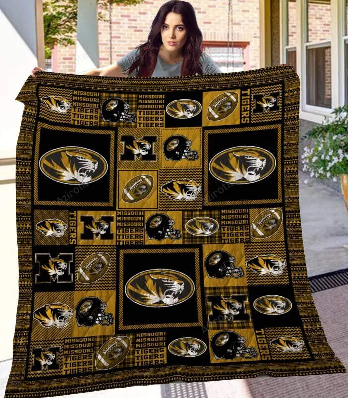 Missouri Tigers Customized 3D Full Printing Quilt