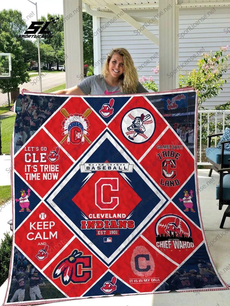 Cleveland Indians 3D Full Printing Quilt V1