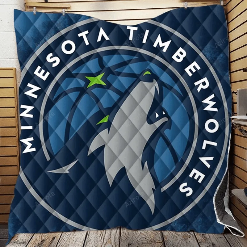 Minnesota Timberwolves Team 3D Full Printing Quilt
